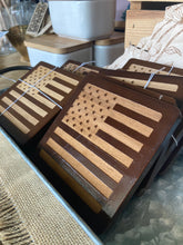 Load image into Gallery viewer, Engraved Flag Coasters