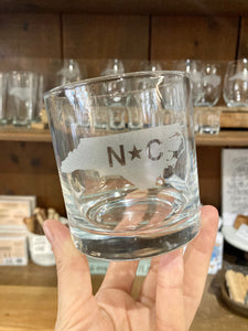 NC Rocks Glass