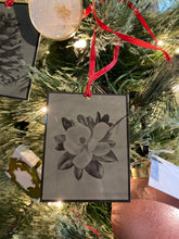 Load image into Gallery viewer, Magnolia Tin Type Ornament