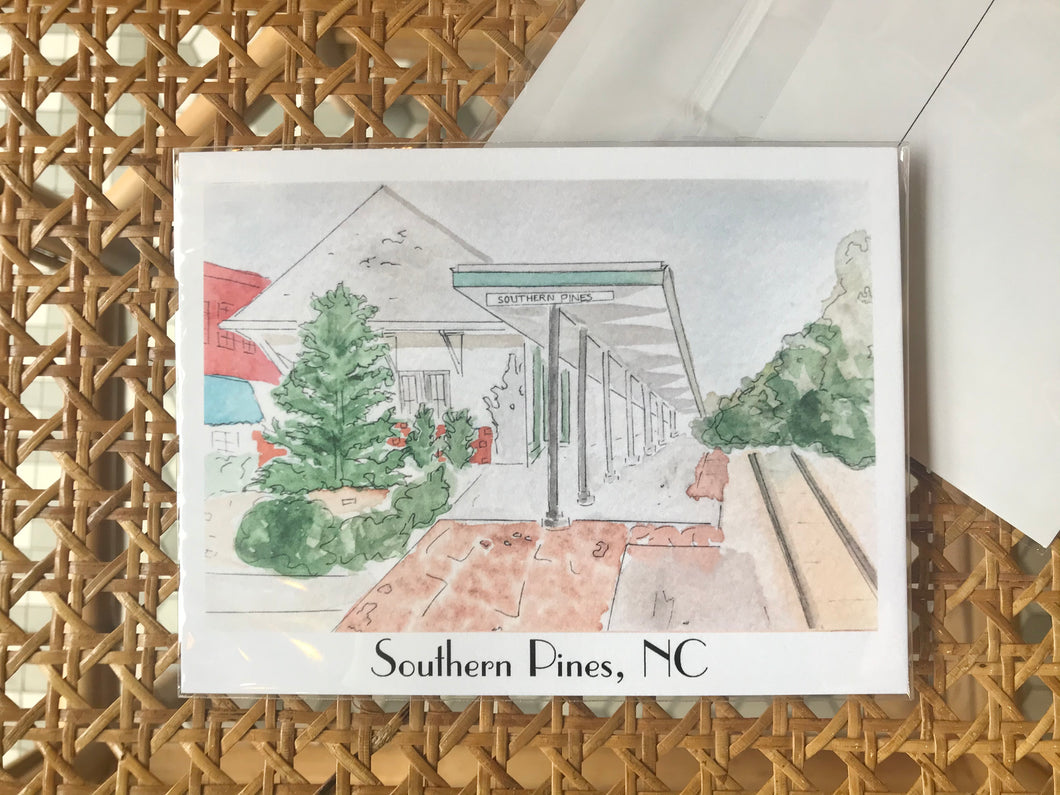 Southern Pines Postcard