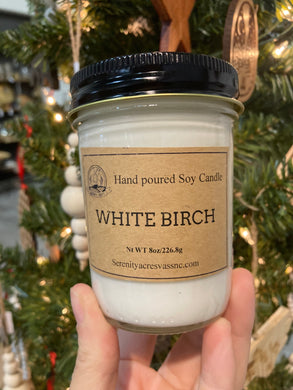 White Birch Candle