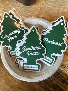 Southern Pines Air Freshener Sticker