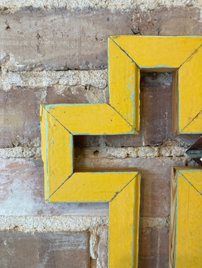 Reclaimed Wood Open Cross