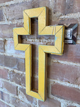 Load image into Gallery viewer, Reclaimed Wood Open Cross