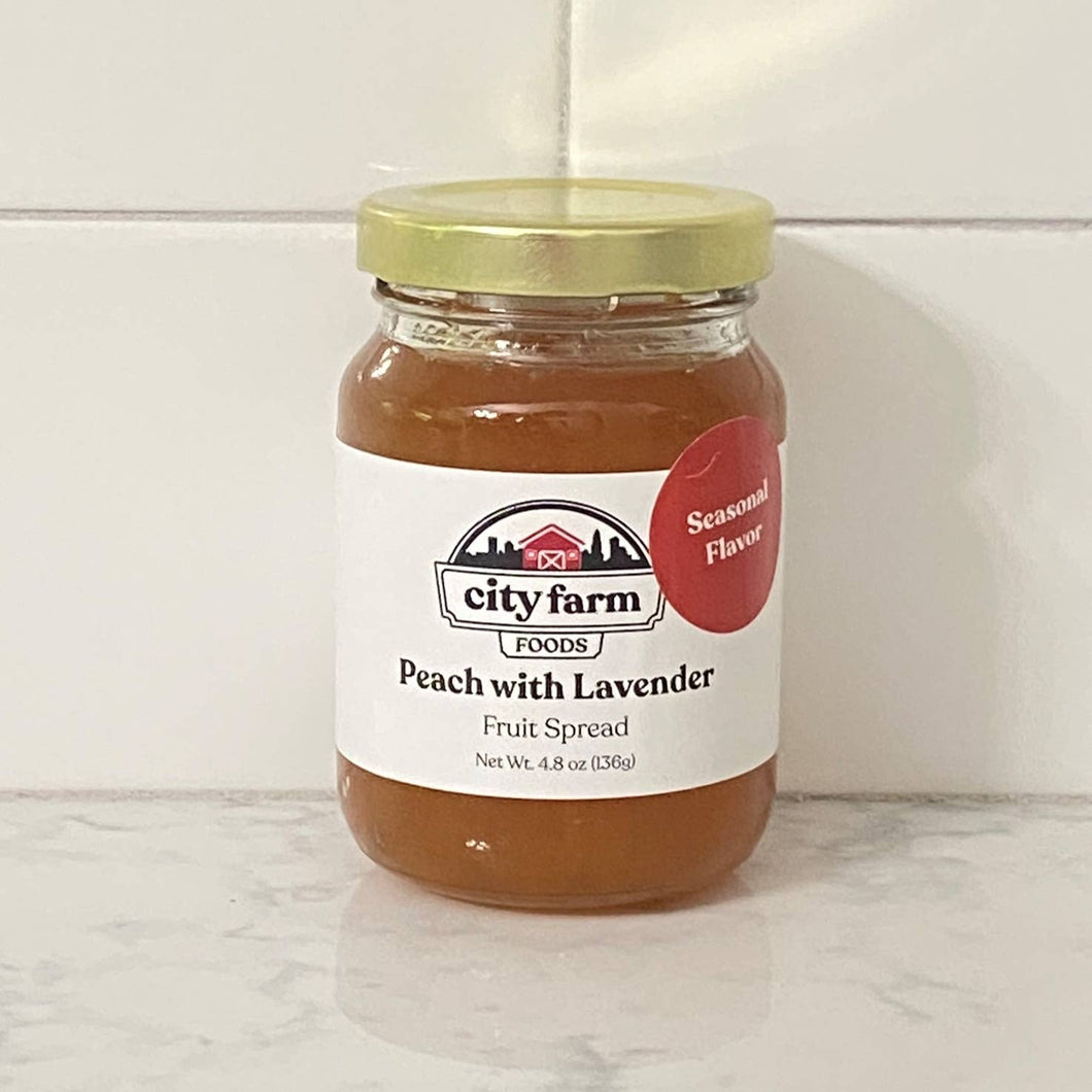 Peach with Lavender Fruit Spread