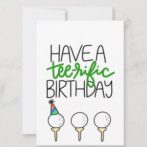 Tee-rific Birthday Card
