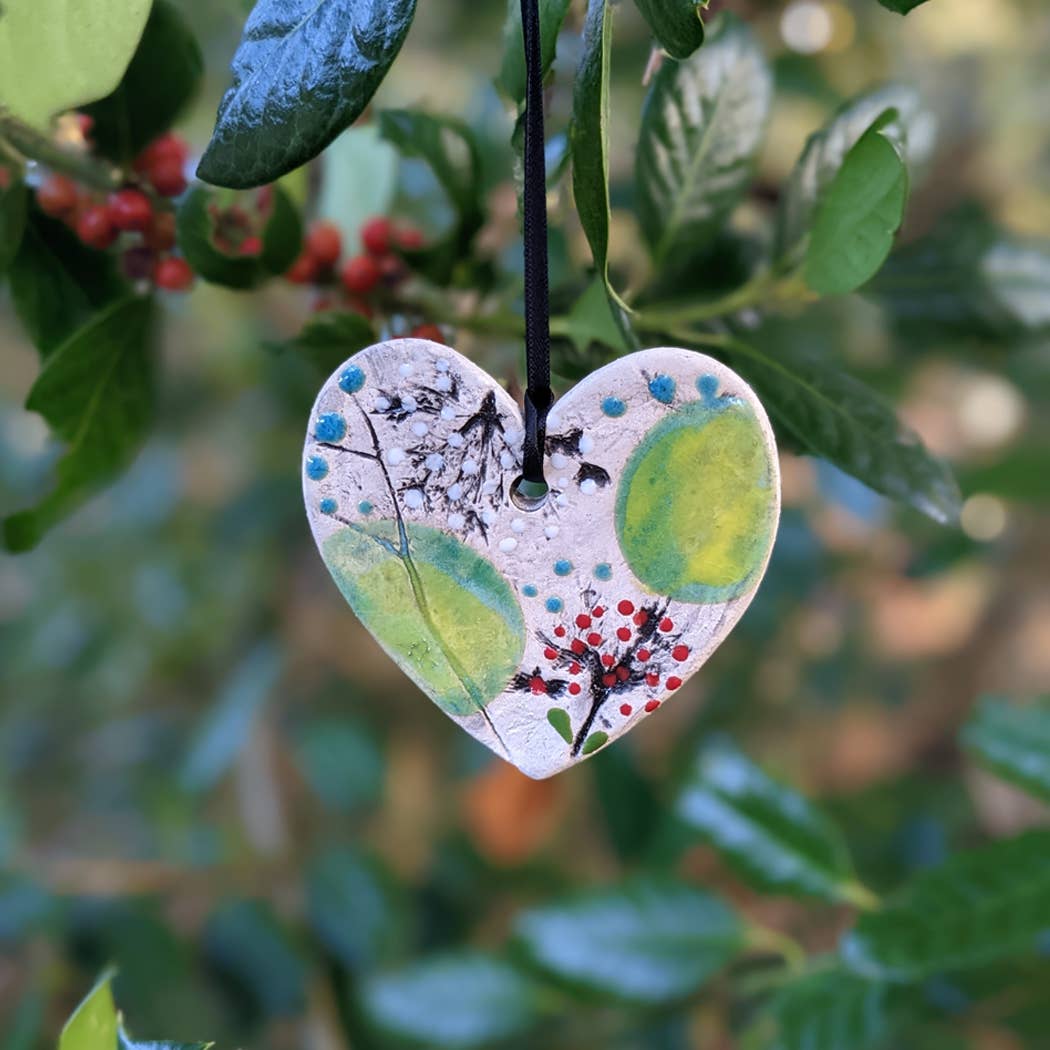 Pottery Heart Ornament