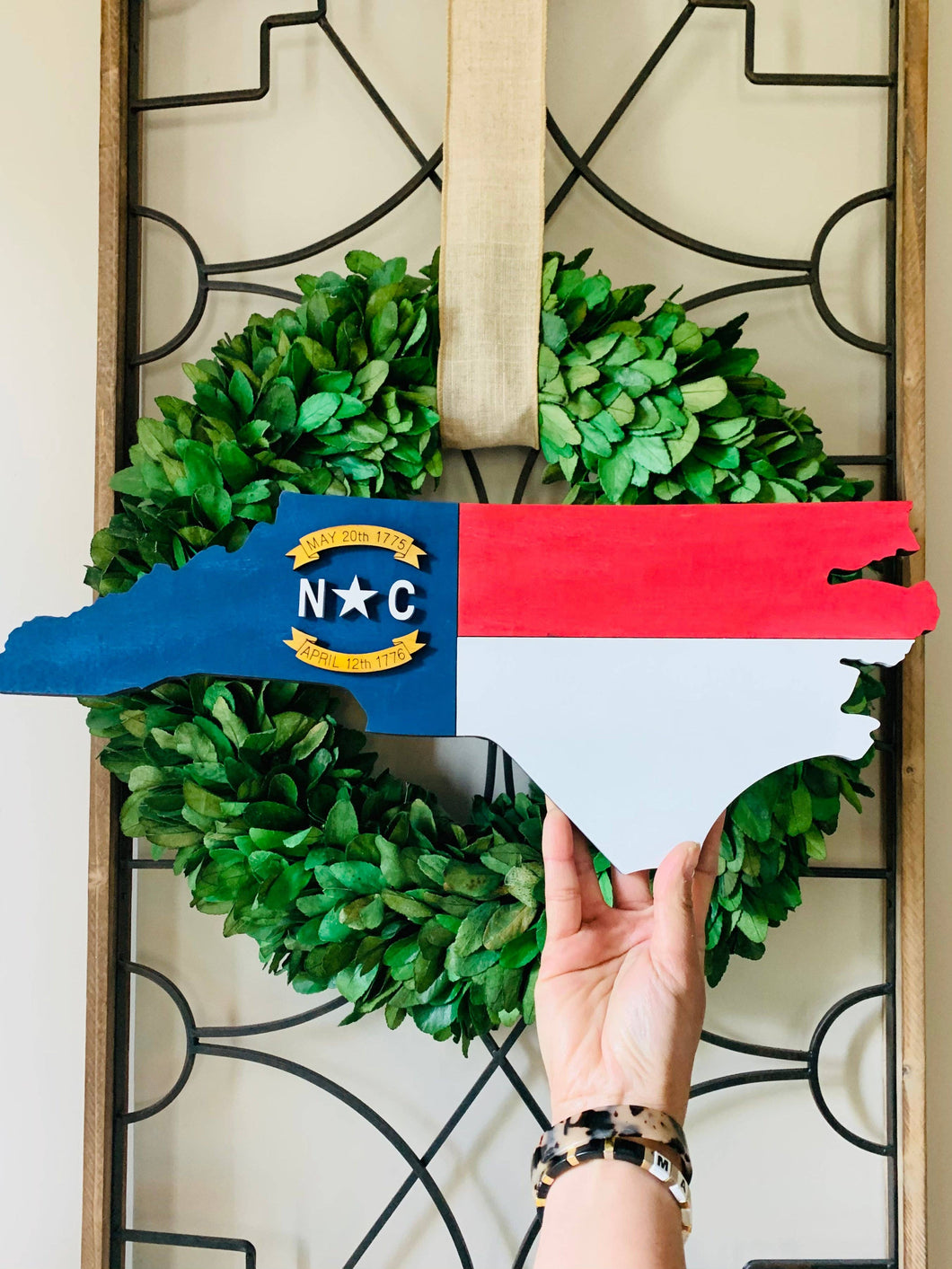 NC Flag Sign