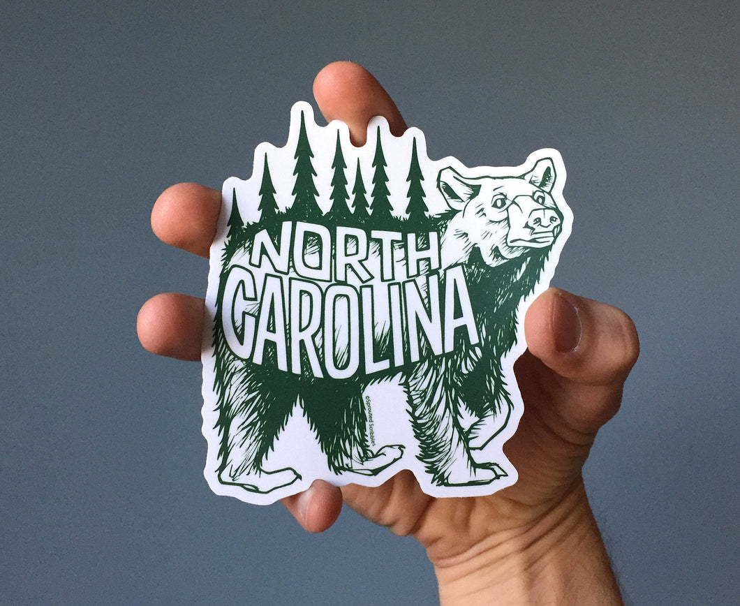 NC Bear Sticker