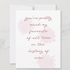 My Favorite Person Card