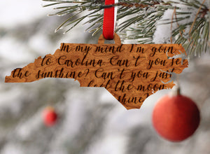 Carolina On My Mind NC Ornament