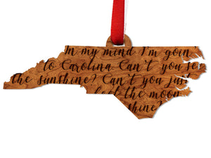 Carolina On My Mind NC Ornament