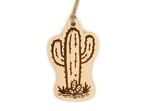 Cactus Wood Ornament