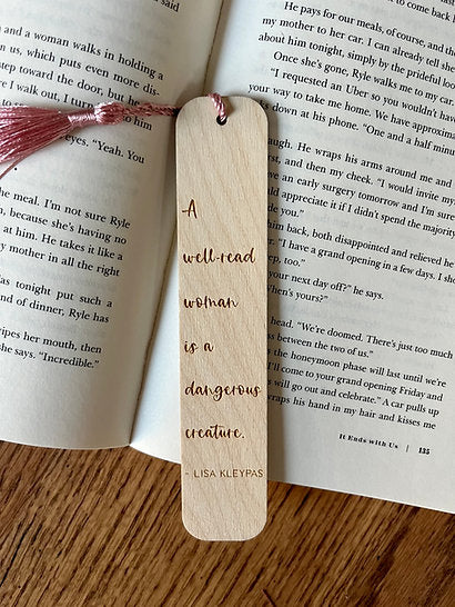 A Well-Read Woman Bookmark
