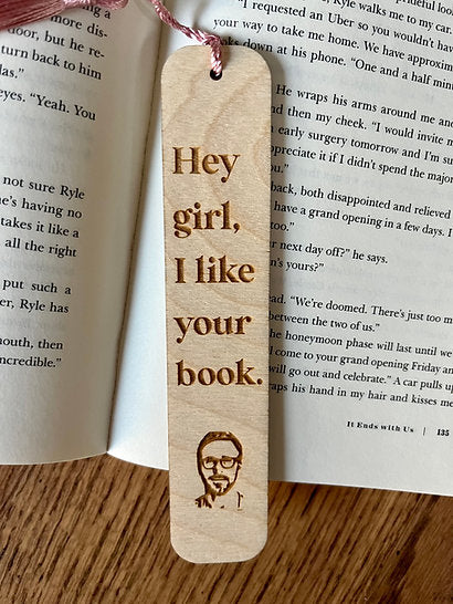 Hey Girl Bookmark