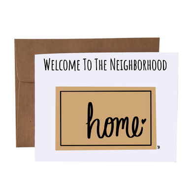 Welcome to the Neighborhood Card