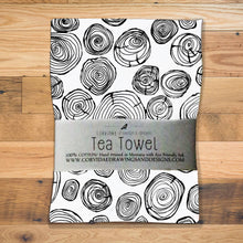 Load image into Gallery viewer, Tree Ring Tea Towel
