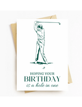 Load image into Gallery viewer, Hole In One Birthday Card