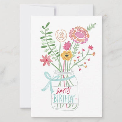 Mason Jar Birthday Card