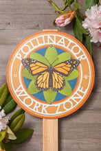 Load image into Gallery viewer, Pollinator Work Zone Butterfly Garden Sign